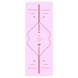 天然ゴムpuヨガマットフィットネス吸汗滑り止め体操マットカラー印刷版多色体位線 ヨガトレーニングマット エクササイズマット ストレッチマット 軽量 滑り止め