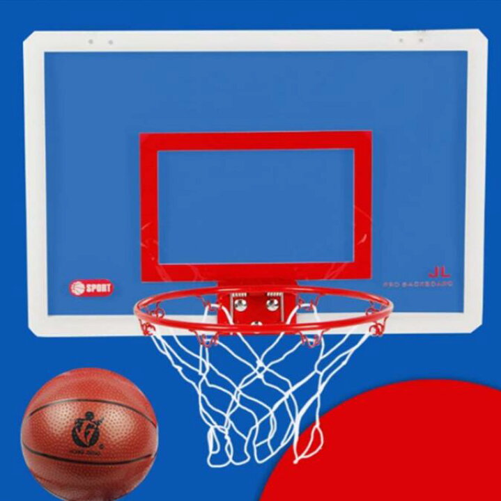 楽天市場】バスケットボード ゴール バスケットゴール バスケットボール付き 壁掛け式 子供用 室内 : シンマルショップ
