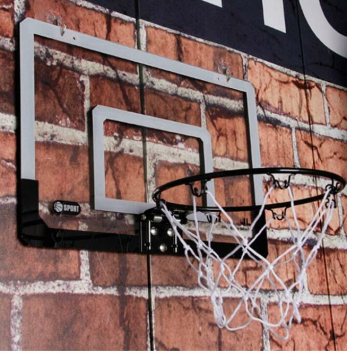 6951円 マーケット バスケットボード バスケットボールフープ 壁掛け クリスマスプレゼント 屋内屋外バスケットボールターゲット バックボードとレンチ付き 子供用バスケット