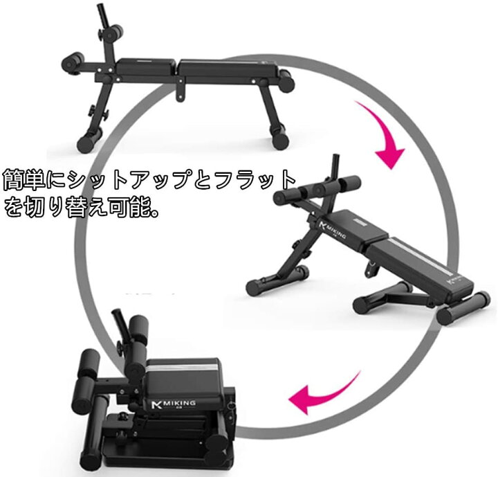 楽天市場】マルチシットアップベンチ トレーニングベンチ ダンベル 