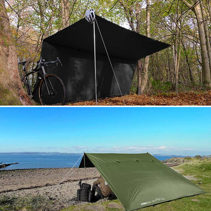 タープ キャンプ ピクニック 300cm×400cm 4〜8人用 UV加工済 通販