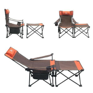 アウトドア チェア 2IN1 キャンプ チェア 折りたたみ 角度調整 耐荷重 150kg 強化されたフレーム 安定性向上 枕つき アウトドア 椅子 簡単組立 コンパクト 収納袋付属 室内/アウトドア用