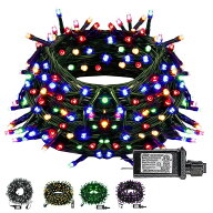 LEDイルミネーションライト 8パターン 複数接続可能 屋外 防水 クリスマス飾り 部屋 LED電飾 パーティー…