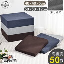 【楽天配送】クッション 椅子用 高反発 座布団 腰痛対策 体圧分散 40×40 50×50 厚手 チェアパッド シートクッション…