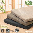 【4,650円→2,580円】低反発＋高反発 座布団 クッション 43x43 オフィス 椅子 滑り止め クッション フロアクッション …