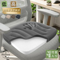 【楽天配送】低反発＋高反発クッション オフィスチェア用 低反発クッション ダイニングチェアクッション …
