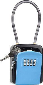 キーボックス Diyife 小型 キー ボックス 4桁ダイヤル式 キーボックス 屋外カギ収納 印鑑収納 防水 共有 事務所 屋外 オフィス 倉庫 別荘 家庭 アパート用 安全 便利 日本語説明書付き