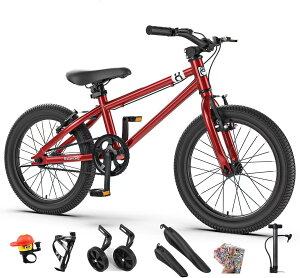子供用自転車 16インチ/20インチ 幼児用自転車 マウンテンバイク BMX 補助輪付 ランニングバイク キッズバイク 高さ調節可能 高さ110-165cm 軽量 男の子 女の子