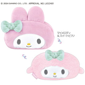 【P20倍 3/3〜3/11】サンリオキャラクターズ ひっくるんペンポーチ [ リバーシブル 2WAY ペンケース 筆箱 小物入れ コスメポーチ アクセサリー サンリオグッズ かわいい キティ タイニーチャム マイメロ スイートピアノ クロミ バク シナモロール みるく crux ]