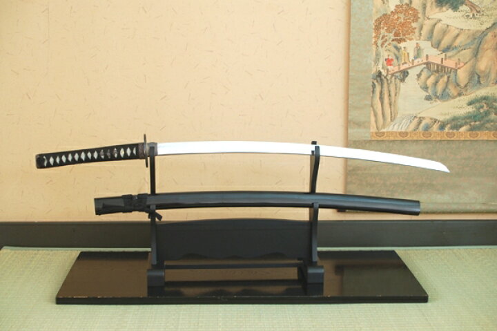 楽天市場】模造刀 黒呂鞘（大刀） 職人が丹念に製造。 コスプレの 