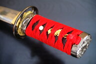模造刀 美術刀 懐剣 短刀 赤糸下緒-美術刀仕様- [ 短刀 懐刀 美術刀 懐剣 小刀 短剣 模造刀 観賞用 ] ク…