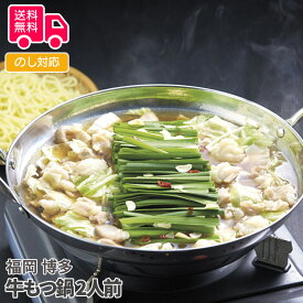 福岡 博多 牛もつ鍋（2人前）【送料無料（代引不可）】