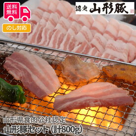 山形県食肉公社認定 山形豚セット（計800g）【送料無料（代引不可）】