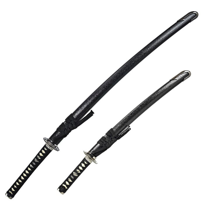 楽天市場】天下の剣豪 宮本武蔵の愛刀 模造刀 『武蔵二刀流 海鼠鍔  