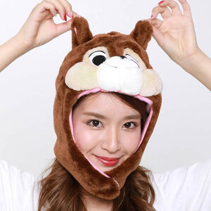 【ハロウィン限定P倍増】 【帽子】 サザック 着ぐるみ CAP チップ 【RP】[ コスプレ キャップ 帽子 ディズニー リス チップとデール テーマパーク ハロウィン 仮装 ウィンタースポーツ 防寒 か