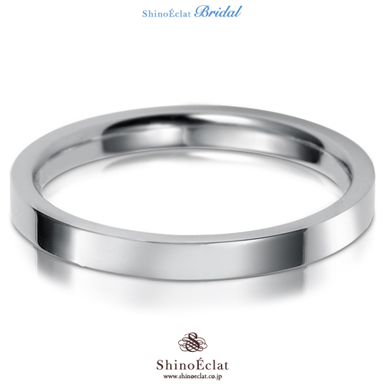 結婚指輪 K18 WG ring フラット 刻印無料 指輪 ホワイトゴールド 