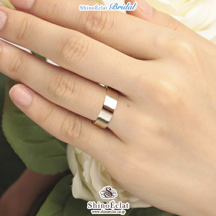 楽天市場】結婚指輪 プラチナ Pt950（鍛造） フラット・マリッジリング 