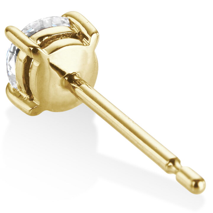 楽天市場】【片耳】 K18 一粒ダイヤモンドピアス “Enchante（アン 