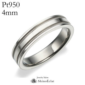 w v`i Pt950 _u ~OC }bWO 4mm b ~ł L   󖳗 platinum EFfBO ohO w ring Vv Pi 