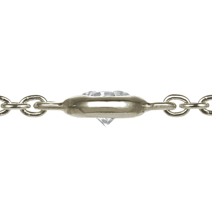楽天市場】PT 5石 ダイヤモンド ブレスレット 0.5ct Bezel（ベゼル 
