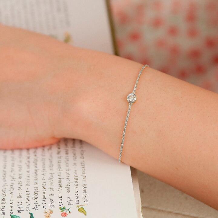 楽天市場】Pt ダイヤモンド ブレスレット 一粒 Bezel（ベゼル） 0.2ct 