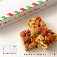 【楽天ポイント10倍 8/11/01:59まで】キャラメルアーモンドプラリネ 12個入 デザイン メール便 お菓子 お…