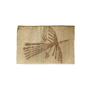 Nazca Jute Rug Condor Monkey �i�X�J �W���[�g ���O �R���h�� �����L�[ �i�X�J�̒n��G �W���[�g���O �����}�b�g �ǖʑ���