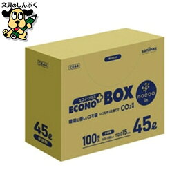 nocooエコノプラスBOX半透明45L 100枚 CE44 日本サニパック