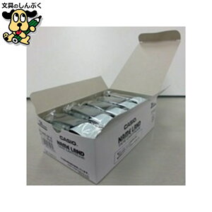 テープ XR-24WE-5P-E 白に黒文字 24mm 5個 カシオ計算機