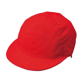 赤白帽子 メッシュ 男女兼用 KR032 クツワ（Z）