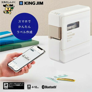 Bluetooth対応 キングジム テプラ PRO SR-R2500P シロ 本体 ラベルプリンター ラベルライター USB接続対応 スマホ・PC両対応モデル 4〜24mm幅テープ対応 TEPRA PROテープ用 KING JIM正規品