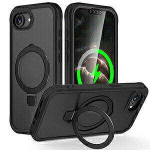 iPhone 16e/iPhone 17e �P�[�X �N���A �S�ʕی� ���ʃP�[�X �ϏՌ� �J�o�[ �Ռ��ɋ���TPU+PC+PET 3�d�\�� �Ў莝���ɕ֗��ȃ����O�t�� �X�^���h�@�\ �X�g���b�v�z�[���t�� �Ռ��h�~ �l�C �������� �A