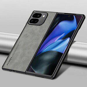 Google Pixel 10 Pro Fold �P�[�X �J�o�[ �܂肽���ݎ� TPU&PU���U�[�f�� �ϏՌ��J�o�[ �����h�~ �����h�~ �����₷�� ���p �O�[�O�� �s�N�Z�� Pixel 10 Pro Fold �P�[�X �������� ������� CASE �w�ʃJ�o