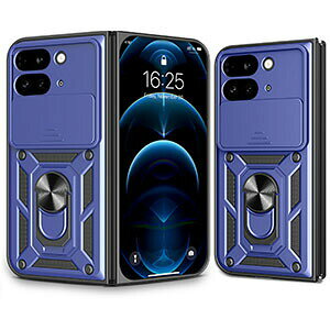 Google Pixel 9 Pro Fold Pixel Fold2 �P�[�X �J�o�[ �܂肽���ݎ� TPU&PC�f�� �ϏՌ��J�o�[ �����h�~ �����h�~ �X�^���h�@�\ �����O�t�� 360�x��] �����₷�� ���p �O�[�O�� �s�N�Z�� Pixel 9 Pro Fold �P�[