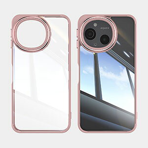 AQUOS sense 10/sense9 �N���A �P�[�X SHG14/SH-53E �P�[�X �ϏՌ� �J�o�[ ���� �\�t�g�P�[�X �p �ی� �X�g���b�v�z�[���t�� SHARP �V���[�v �A�N�I�X �Z���X9 SHG14/SH-53E ���� �w�ʃJ�o�[ �l�C �������� �Z
