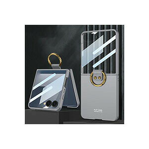 Galaxy Z Flip7 5G �P�[�X �J�o�[ �����h�~ PC+�����t�B���� �v���X�`�b�N�� �X�}�z�ی�P�[�X �����O�t�� �ϏՌ��J�o�[ �T���X�� �M�����N�V�[ Z �t���b�v7 5G �P�[�X �������� ������� CASE �o�R�p