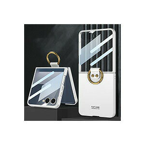 Galaxy Z Flip7 5G �P�[�X �J�o�[ �����h�~ PC+�����t�B���� �v���X�`�b�N�� �X�}�z�ی�P�[�X �����O�t�� �ϏՌ��J�o�[ �T���X�� �M�����N�V�[ Z �t���b�v7 5G �P�[�X �������� ������� CASE �o�R�p