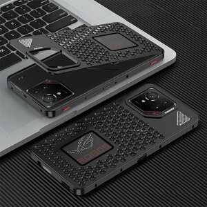 ASUS ROG Phone 9 ROG Phone 9 PRO �P�[�X �J�o�[ �A���~�����o���p�[ �A���~�P�[�X �g �t���[�� CASE �y�� �����₷�� �ϏՌ��J�o�[ �p �ی�J�o�[ �ʋC�� �M���U �����h�~ �����������ӂ� ���� �֗� ��
