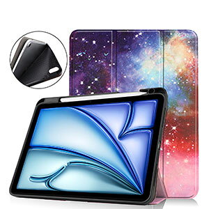iPad Air 11�C���` �P�[�X 2025�t���f�� �A�C�p�b�h �G�A�[ 11�^ (M3�`�b�v) �ϏՌ� �J�o�[ TPU+PU���U�[ �蒠�^ �J�o�[ �l�C �������� �X�^���h�@�\ �I�[�g�X���[�v Pencil Pro���[ iPad Air (M3�`�b�v) 11�^
