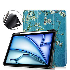 iPad Air 11�C���` �P�[�X 2025�t���f�� �A�C�p�b�h �G�A�[ 11�^ (M3�`�b�v) �ϏՌ� �J�o�[ TPU+PU���U�[ �蒠�^ �J�o�[ �l�C �������� �X�^���h�@�\ �I�[�g�X���[�v Pencil Pro���[ iPad Air (M3�`�b�v) 11�^