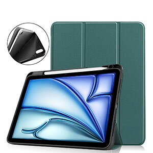 iPad Air 11�C���` �P�[�X 2026�t���f�� �A�C�p�b�h �G�A�[ 11�^ (M4�`�b�v) �ϏՌ� �J�o�[ TPU+PU���U�[ �蒠�^ �J�o�[ �l�C �������� �X�^���h�@�\ �I�[�g�X���[�v Pencil Pro���[ iPad Air (M4�`�b�v) 11�^