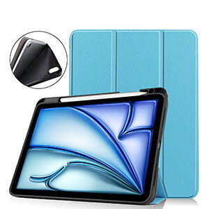iPad Air 11�C���` �P�[�X 2026�t���f�� �A�C�p�b�h �G�A�[ 11�^ (M4�`�b�v) �ϏՌ� �J�o�[ TPU+PU���U�[ �蒠�^ �J�o�[ �l�C �������� �X�^���h�@�\ �I�[�g�X���[�v Pencil Pro���[ iPad Air (M4�`�b�v) 11�^