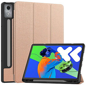 Lenovo Idea Tab Pro �P�[�X 2025���f�� 12.7�^/�C���` TPU+PU���U�[ �蒠�^ �J�o�[ �l�C �������� �X�^���h�@�\ �I�[�g�X���[�v Lenovo Tab Pen Plus���[�@�\ ���m�{ �A�C�f�A �^�u �v�� ZAE40096JP �P�[�X �Ϗ�