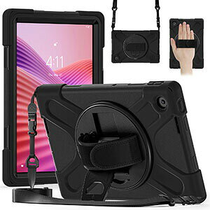 LAVIE Tab Lite TL103/KAL PC-TL103KAL �P�[�X 10.1�^/�C���` �P�[�X �ϏՌ� �J�o�[ PC�f�� �X�^���h�@�\ 360�x��] ���|�� �V�����_�[ �X�g���b�v�t�� �Ў葀�� ����� �w�ʃJ�o�[ �Ռ��z�� �����h�~ �ی�
