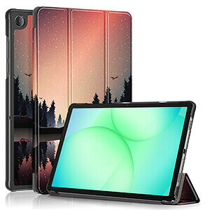 Samsung Galaxy A11 Plus 11�C���`(2025���f��) �P�[�X �ϏՌ� �J�o�[ PC��PU���U�[ �X�^���h�@�\ �I�[�g�X���[�v�@�\ �^�u���b�g�P�[�X ������� �����₷�� �������� Galaxy Tab A11+ �P�[�X Galaxy Tab A11 Plu