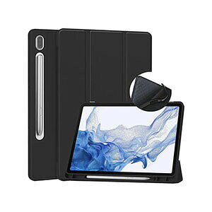 Galaxy Tab S10 FE 10.9�C���` �P�[�X �蒠�^ �J�o�[ TPU&PU���U�[ ������� ����h�~ �X�^���h�@�\ S�y�����[ �y�ʔ��^ �I�[�g�X���[�v�@�\ �l�C �������� �T���X�� �M�����N�V�[ �^�uS10 FE �蒠�^�J
