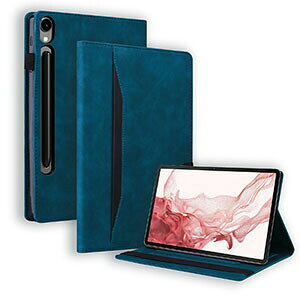 Tab Galaxy S10FE+ 13�C���` 2025���f�� �P�[�X �J�o�[ �^�u���b�g�P�[�X PU���U�[ ������� CASE �w��h�~ �X�^���h�@�\ �l�C �p�x���� �J�[�h���[ �蒠�^�J�o�[