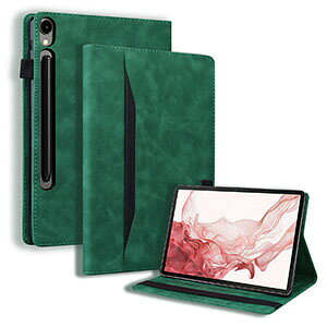 Tab Galaxy S10FE+ 13�C���` 2025���f�� �P�[�X �J�o�[ �^�u���b�g�P�[�X PU���U�[ ������� CASE �w��h�~ �X�^���h�@�\ �l�C �p�x���� �J�[�h���[ �蒠�^�J�o�[