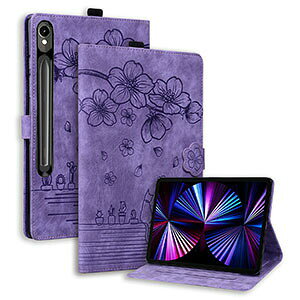 Galaxy Tab S10FE+ 13�C���` 2025���f�� �P�[�X �J�o�[ �^�u���b�g�P�[�X PU���U�[ ������� CASE �w��h�~ �X�^���h�@�\ �l�C �p�x���� �J�[�h���[ ��^�����ԕ� ���^�J�o�[