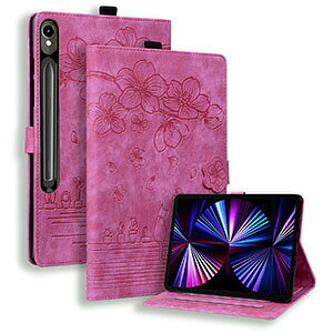 Galaxy Tab S10FE+ 13�C���` 2025���f�� �P�[�X �J�o�[ �^�u���b�g�P�[�X PU���U�[ ������� CASE �w��h�~ �X�^���h�@�\ �l�C �p�x���� �J�[�h���[ ��^�����ԕ� ���^�J�o�[